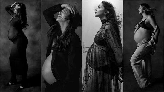 Deepika Padukone elevates maternity fashion with her daring photoshoot featuring open blazers and sheer dresses: Pics